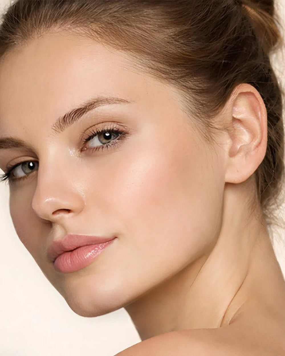 Before applying, bare lips