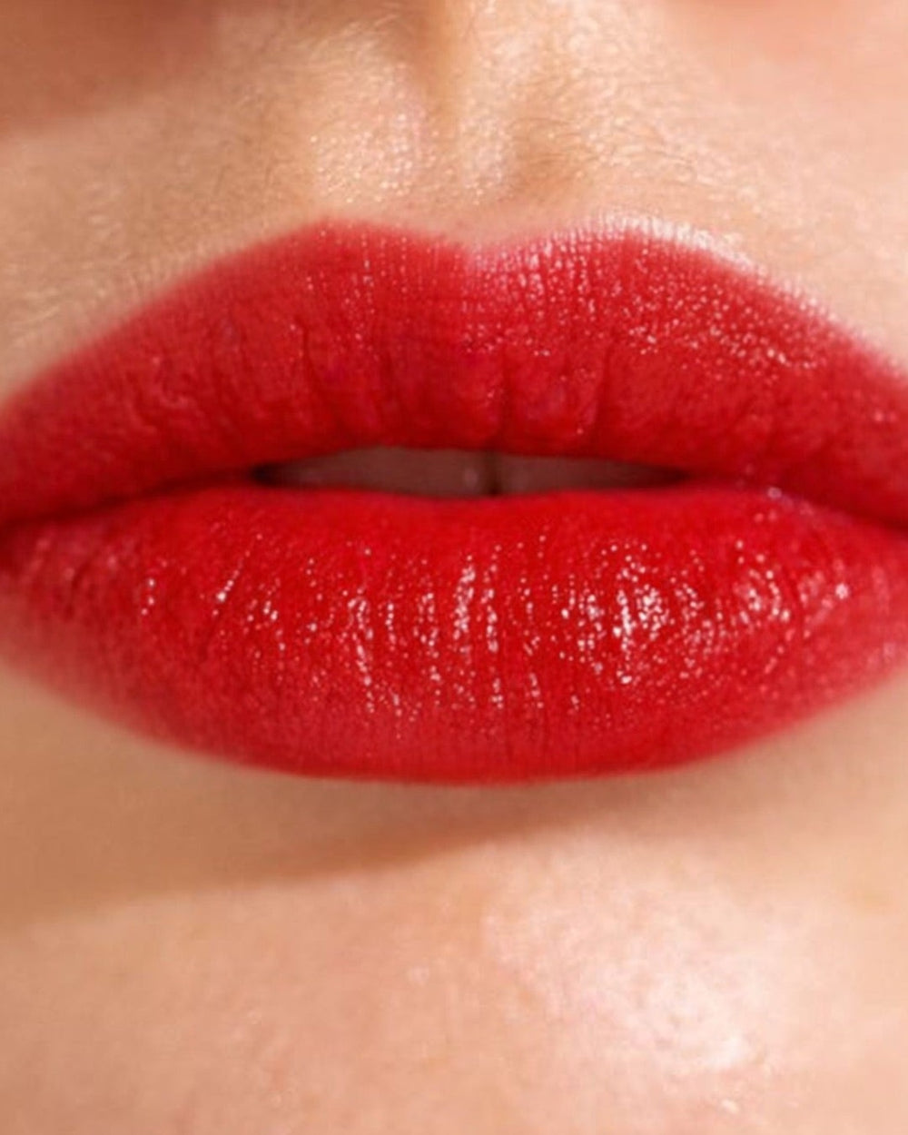 After applying Kreizi tinted lip balm, shade Blushing Bride