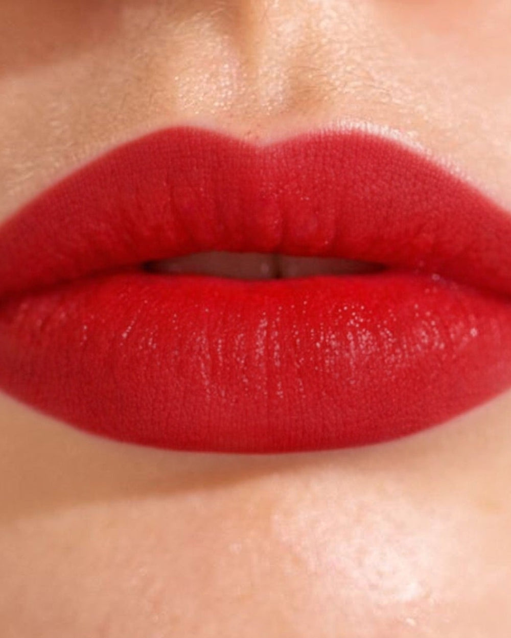 After applying Kreizi tinted lip balm, shade Blushing Bride