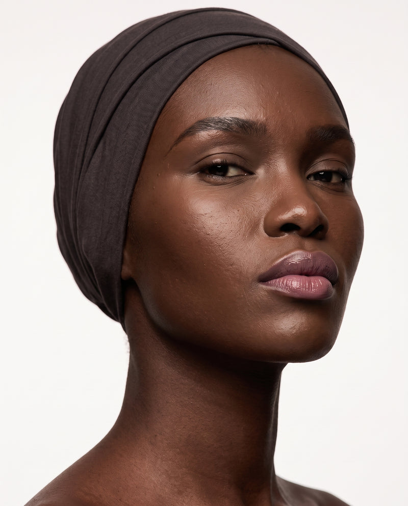 Noor wearing Moondust tinted lip balm