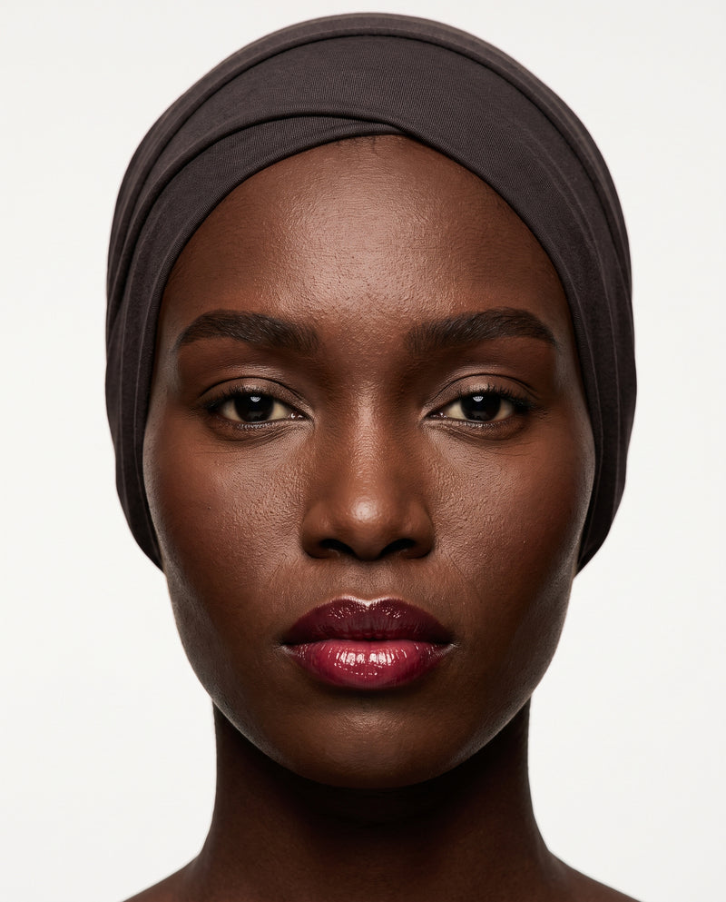 Noor wearing Sweet Cherry tinted lip balm