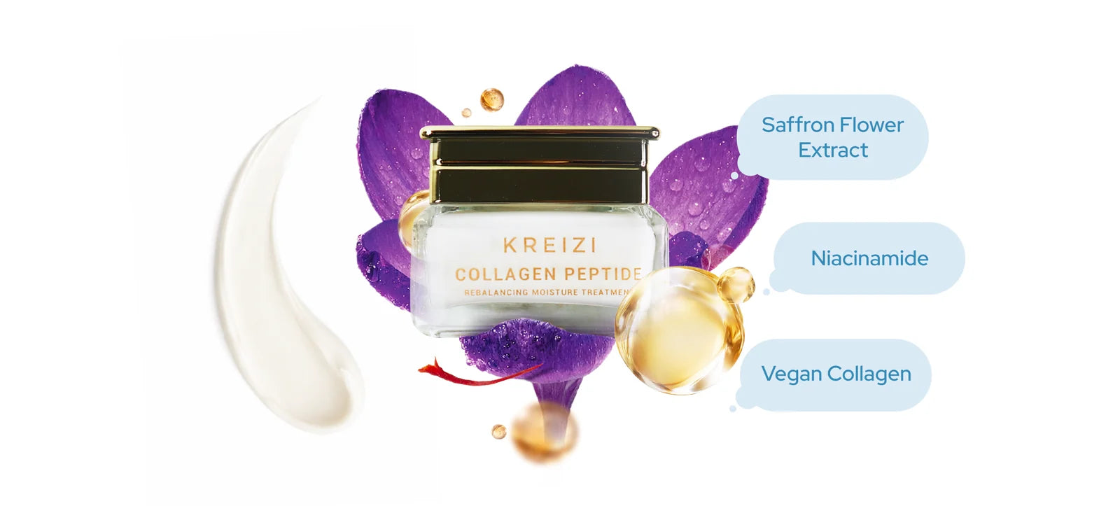 Collagen Peptide Rebalancing Moisture Treatment and key ingredients