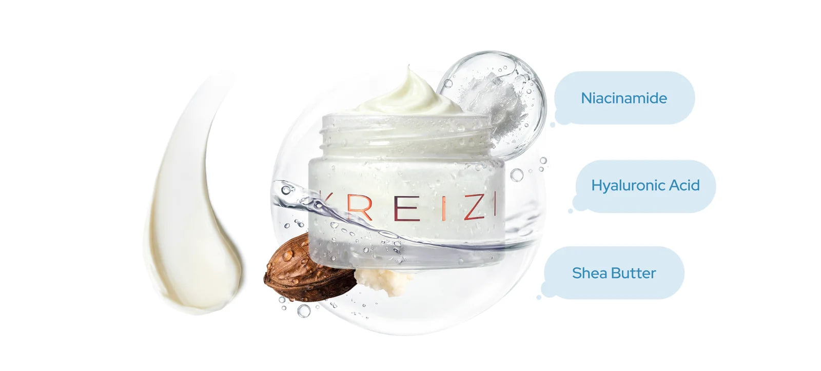 Moisture Booster Cream and key ingredients